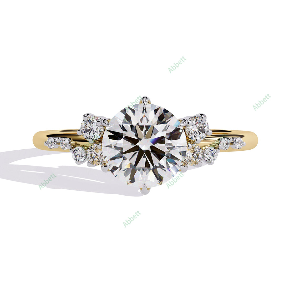 Accented Engagement Ring ENAC1146