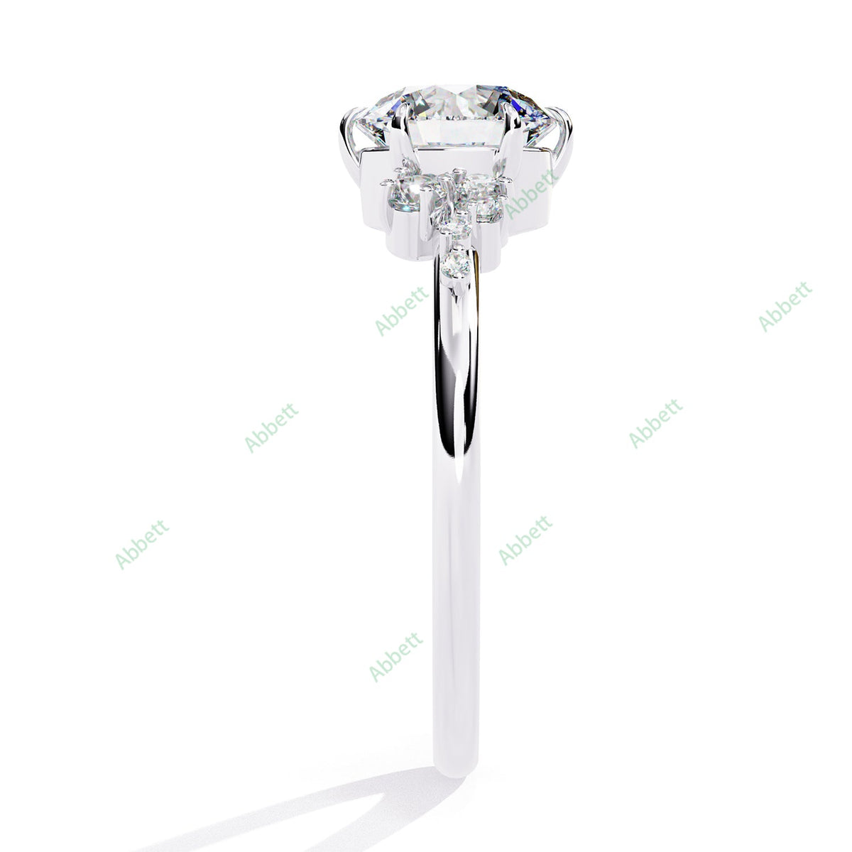 Accented Engagement Ring ENAC1146
