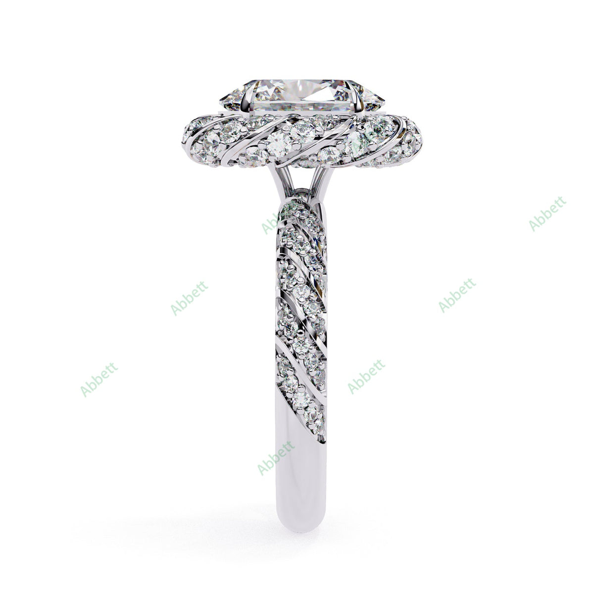 Accented Engagement Ring ENAC1162