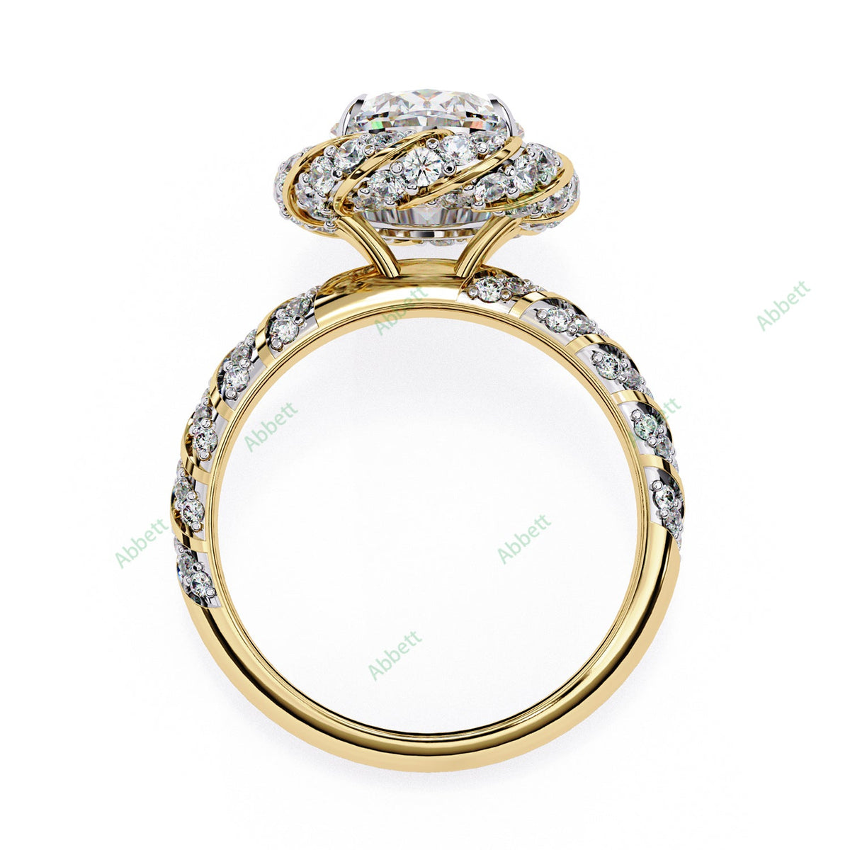 Accented Engagement Ring ENAC1162