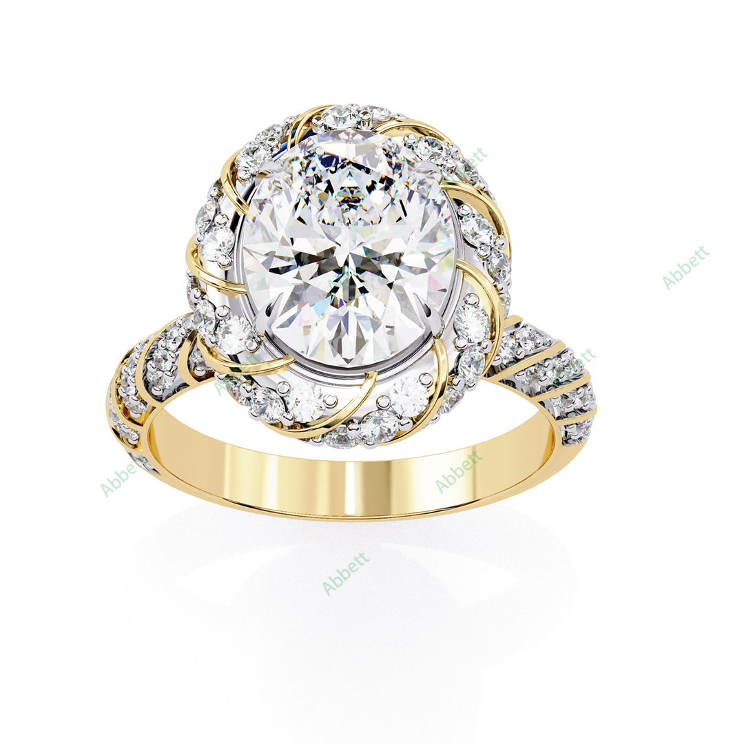 Accented Engagement Ring ENAC1162