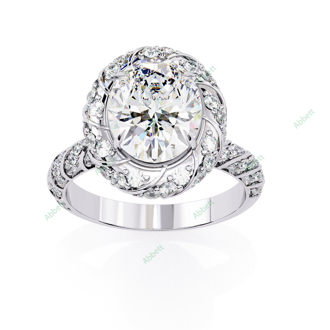 Accented Engagement Ring ENAC1162