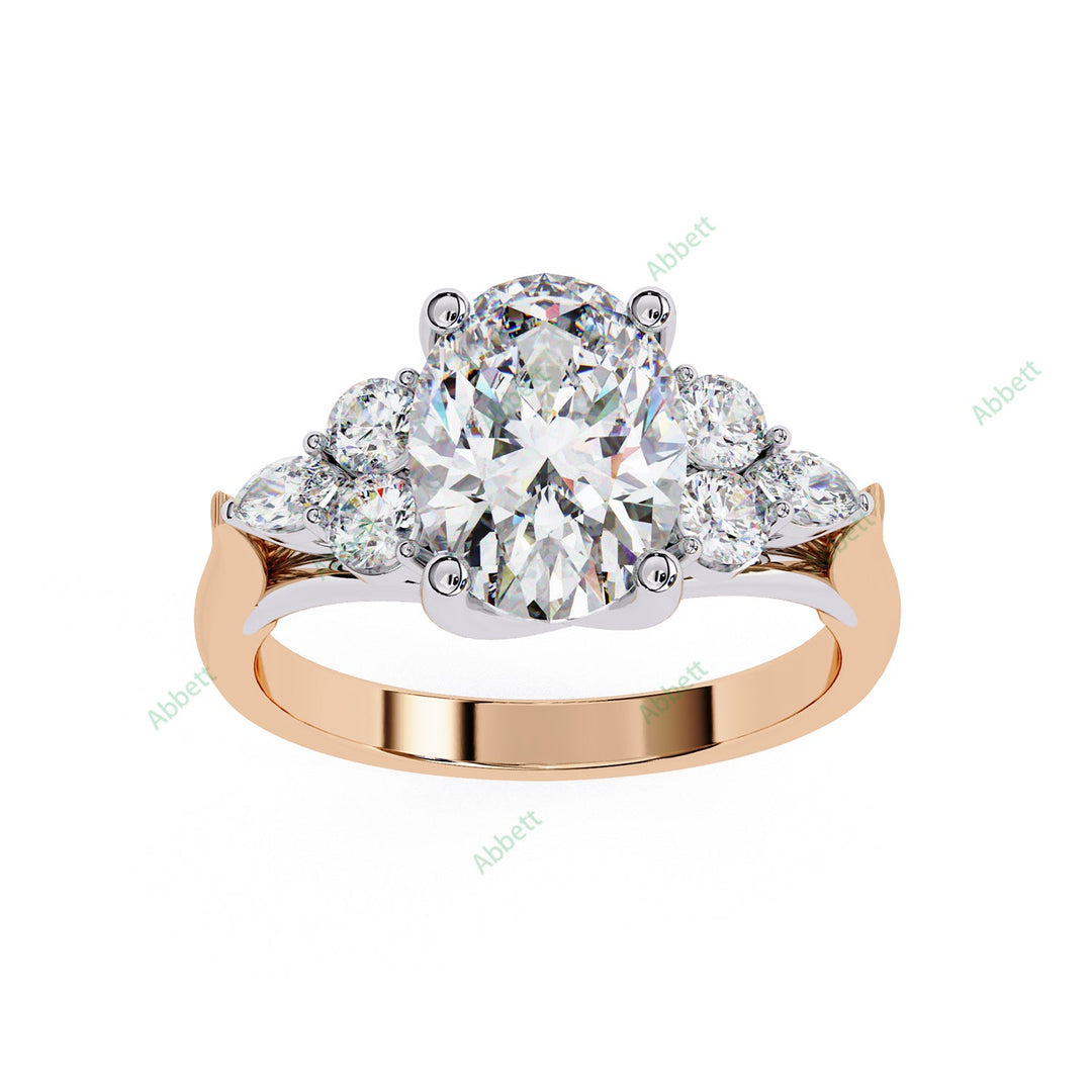 Accented Engagement Ring ENAC1164