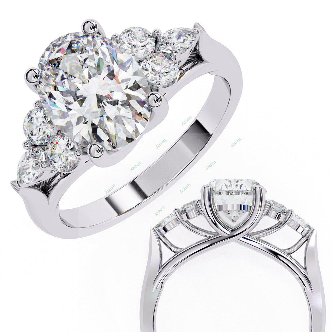 Accented Engagement Ring ENAC1164