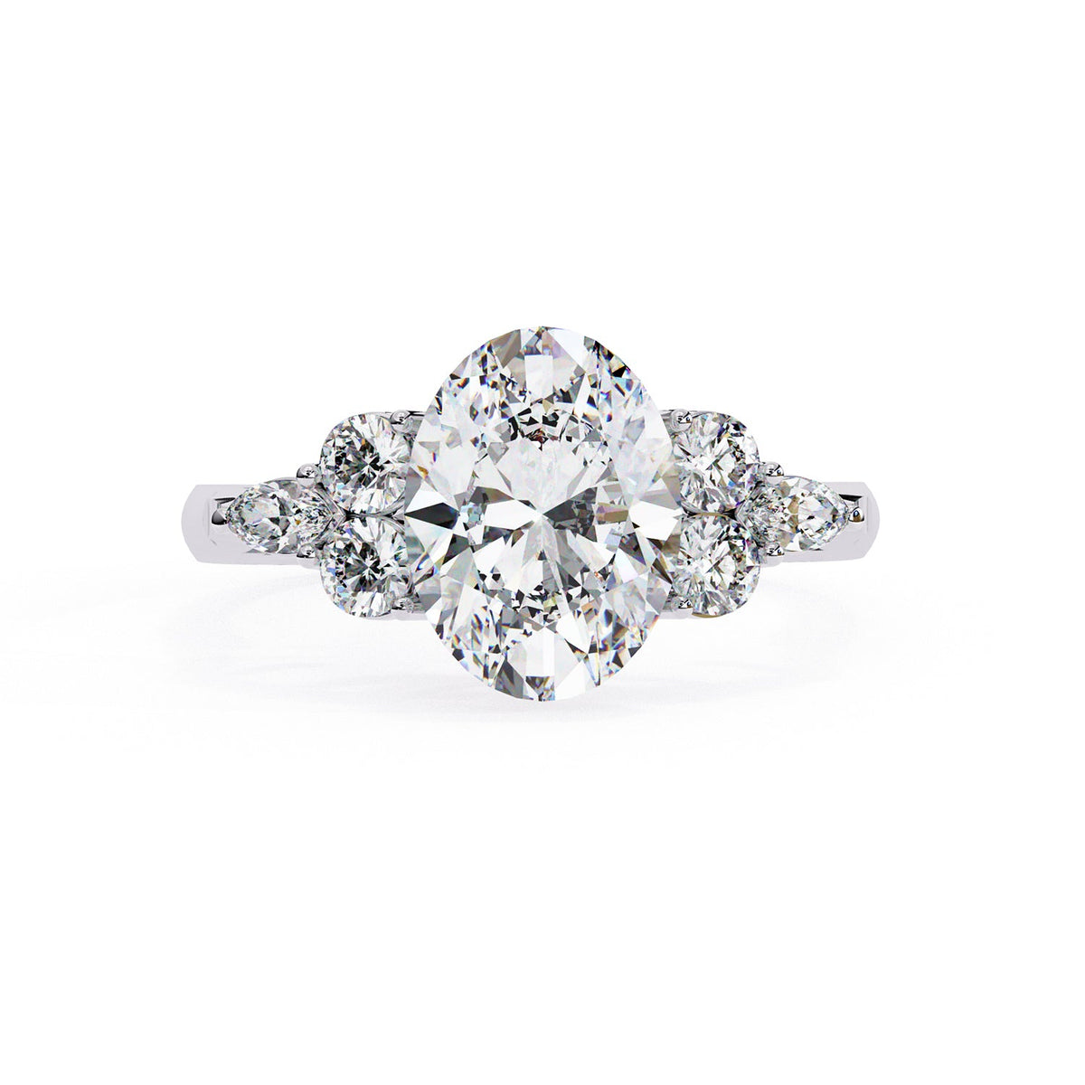 Accented Engagement Ring ENAC1164