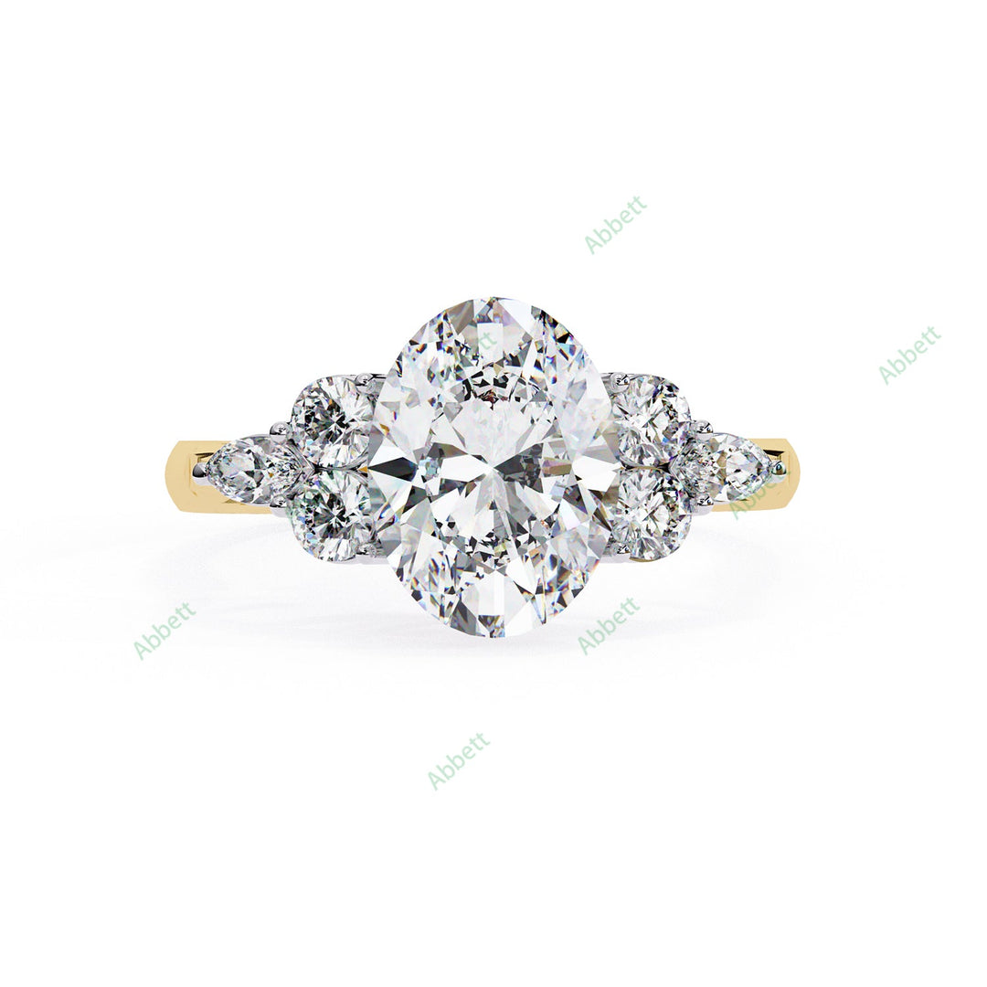 Accented Engagement Ring ENAC1164