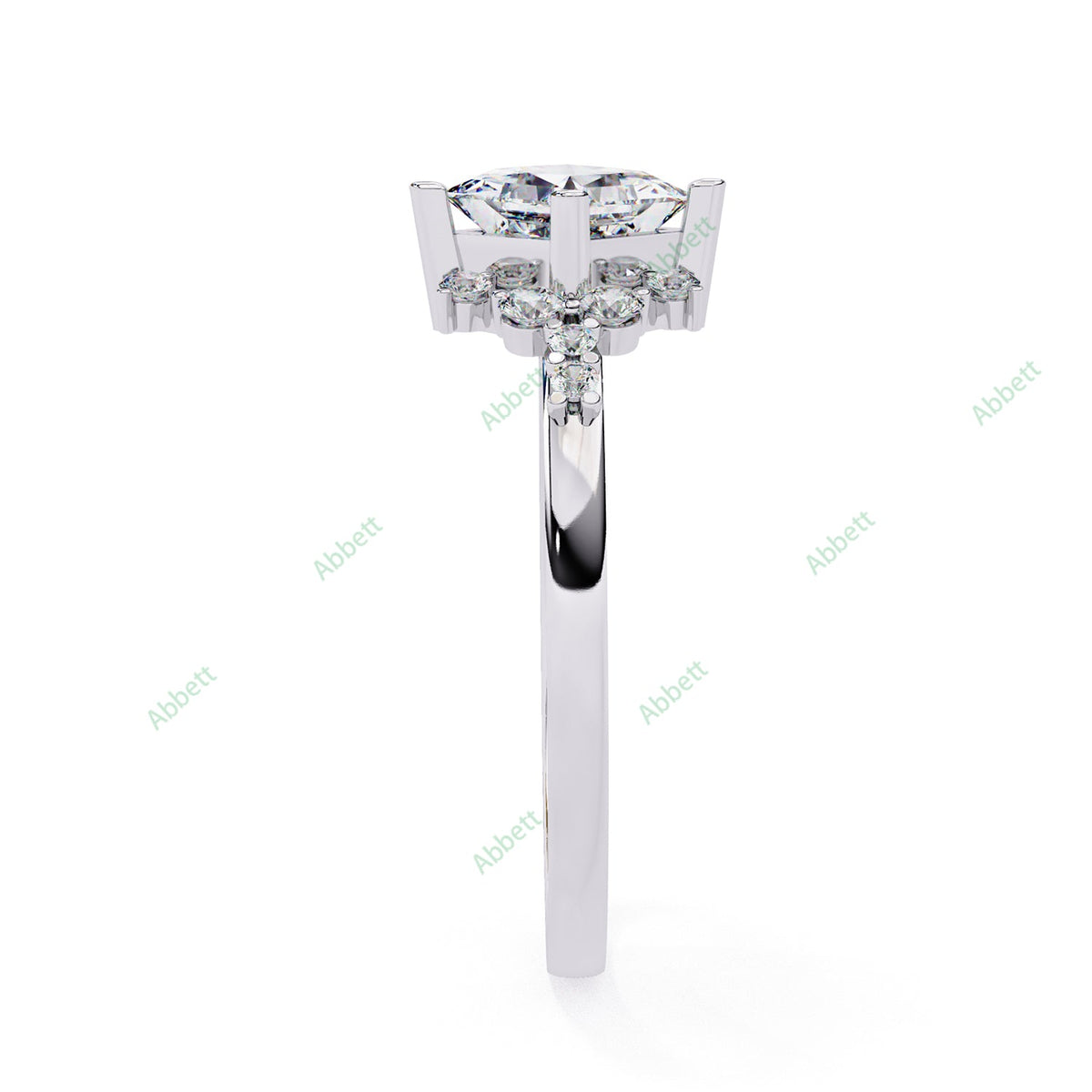 Accented Engagement Ring ENAC1173