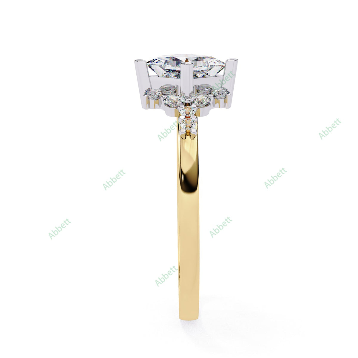 Accented Engagement Ring ENAC1173