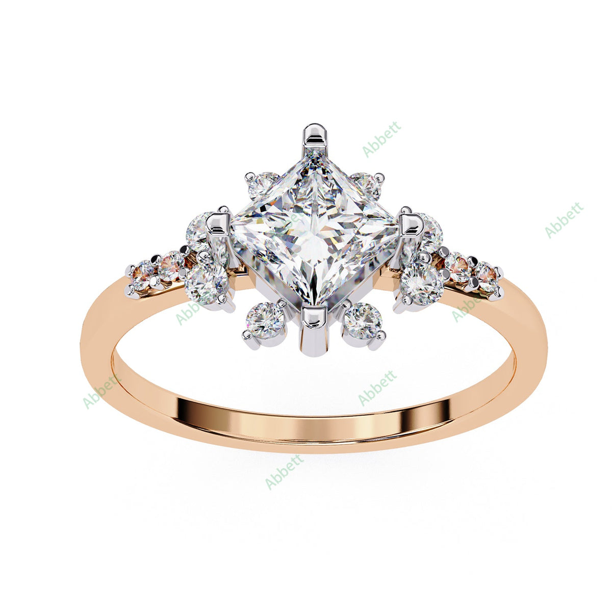 Accented Engagement Ring ENAC1173
