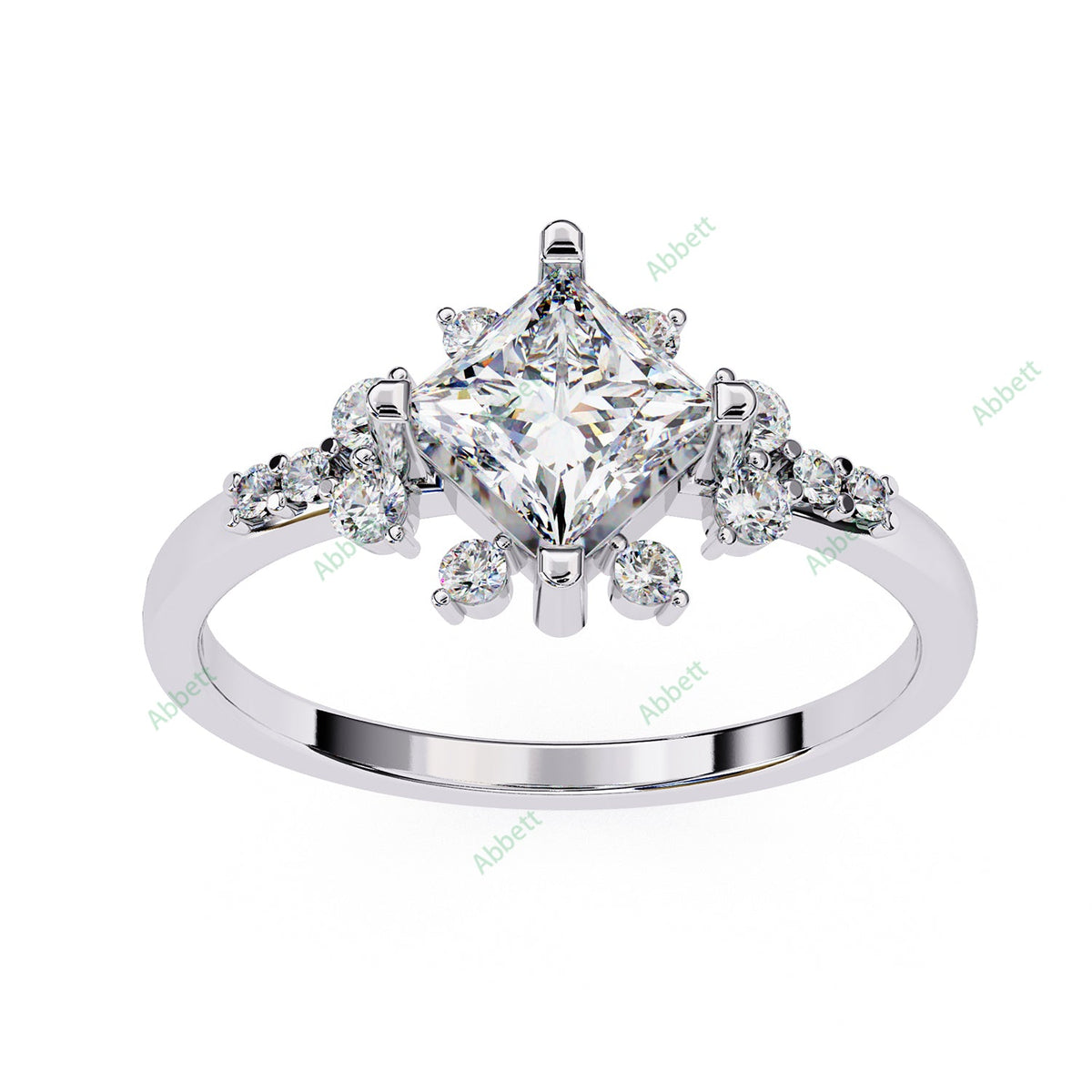 Accented Engagement Ring ENAC1173