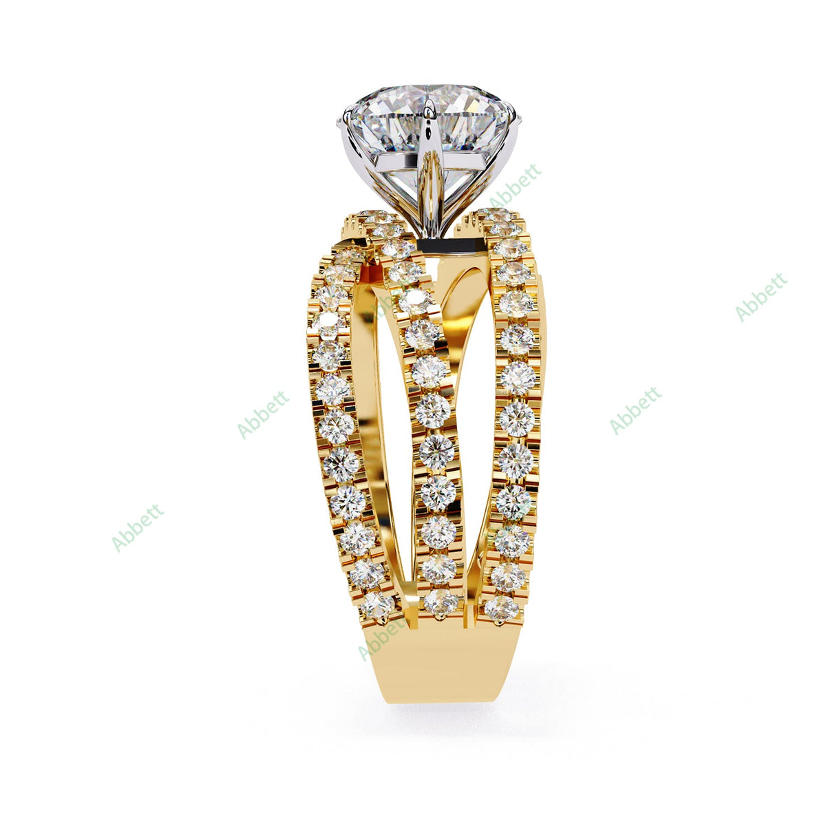Accented Engagement Ring ENAC1174