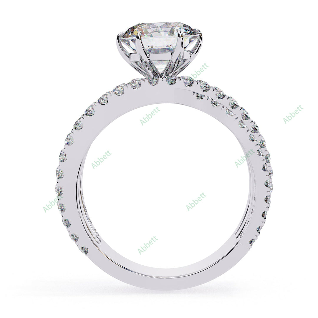 Accented Engagement Ring ENAC1174