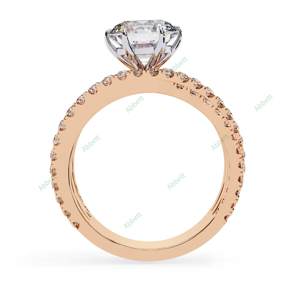 Accented Engagement Ring ENAC1174