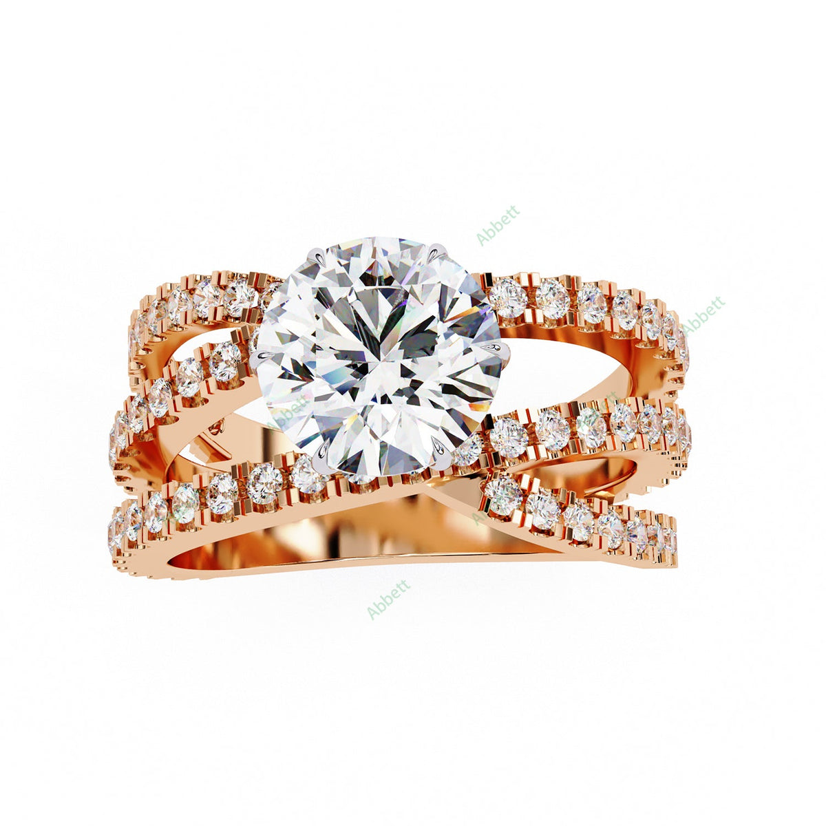 Accented Engagement Ring ENAC1174