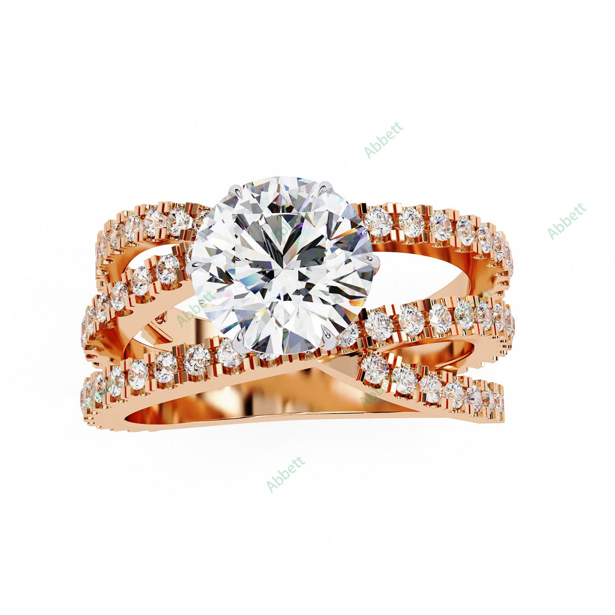 Accented Engagement Ring ENAC1174