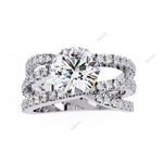 Load image into Gallery viewer, Accented Engagement Ring ENAC1174