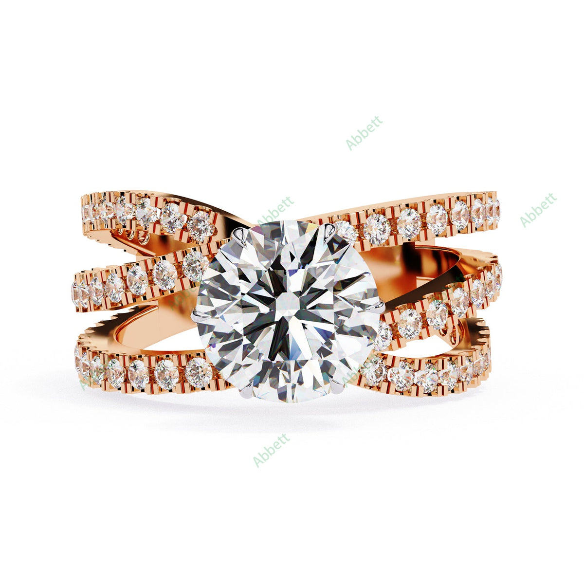 Accented Engagement Ring ENAC1174