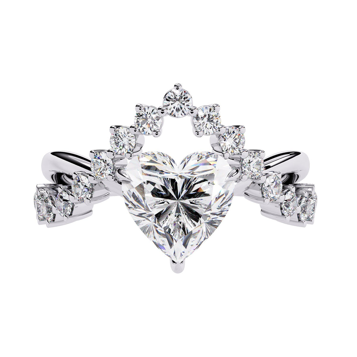 Accented Engagement Ring ENAC1179