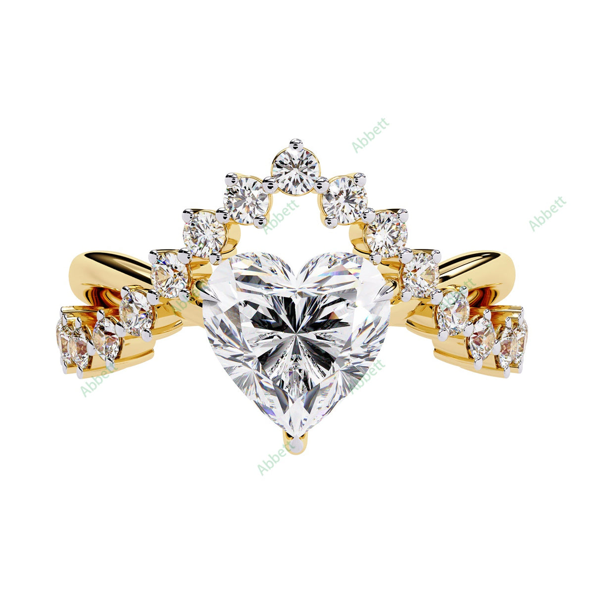 Accented Engagement Ring ENAC1179