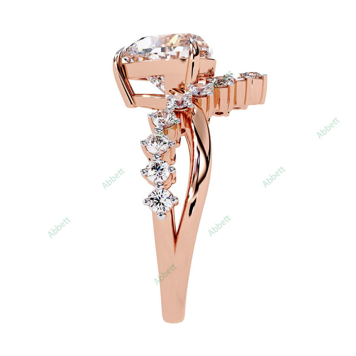 Accented Engagement Ring ENAC1179