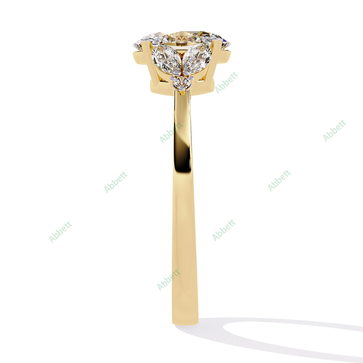 Accented Engagement Ring ENAC1182