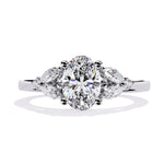 Load image into Gallery viewer, Accented Engagement Ring ENAC1182
