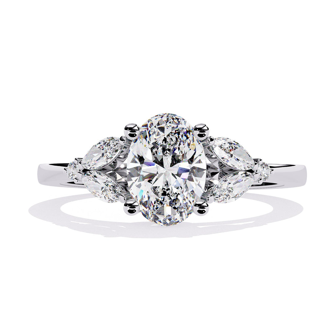 Accented Engagement Ring ENAC1182