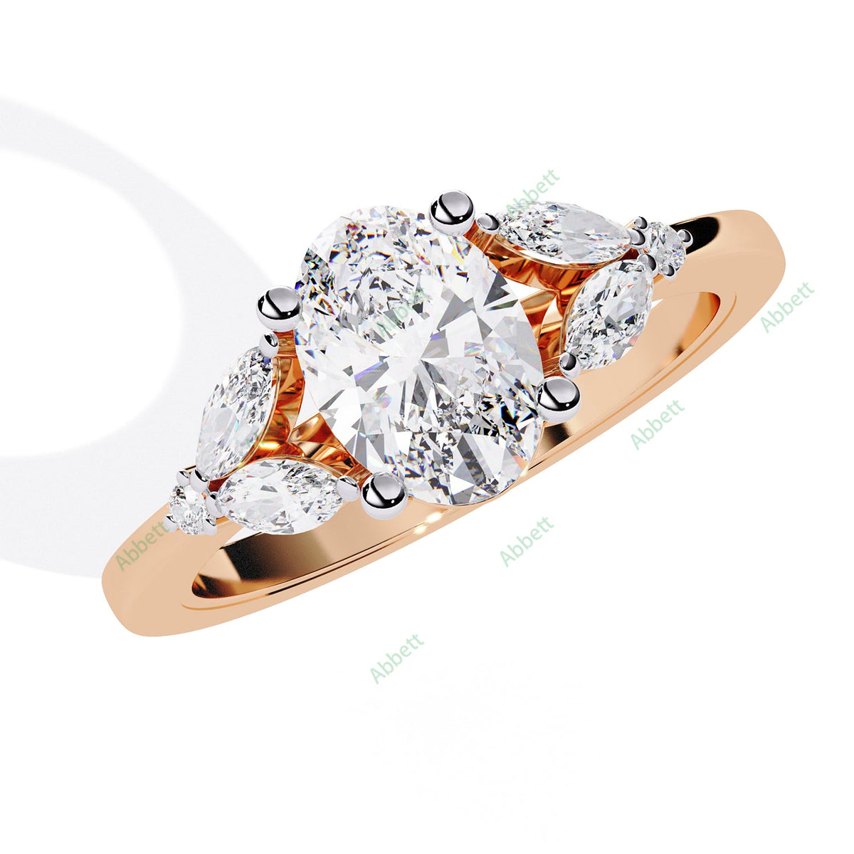 Accented Engagement Ring ENAC1182