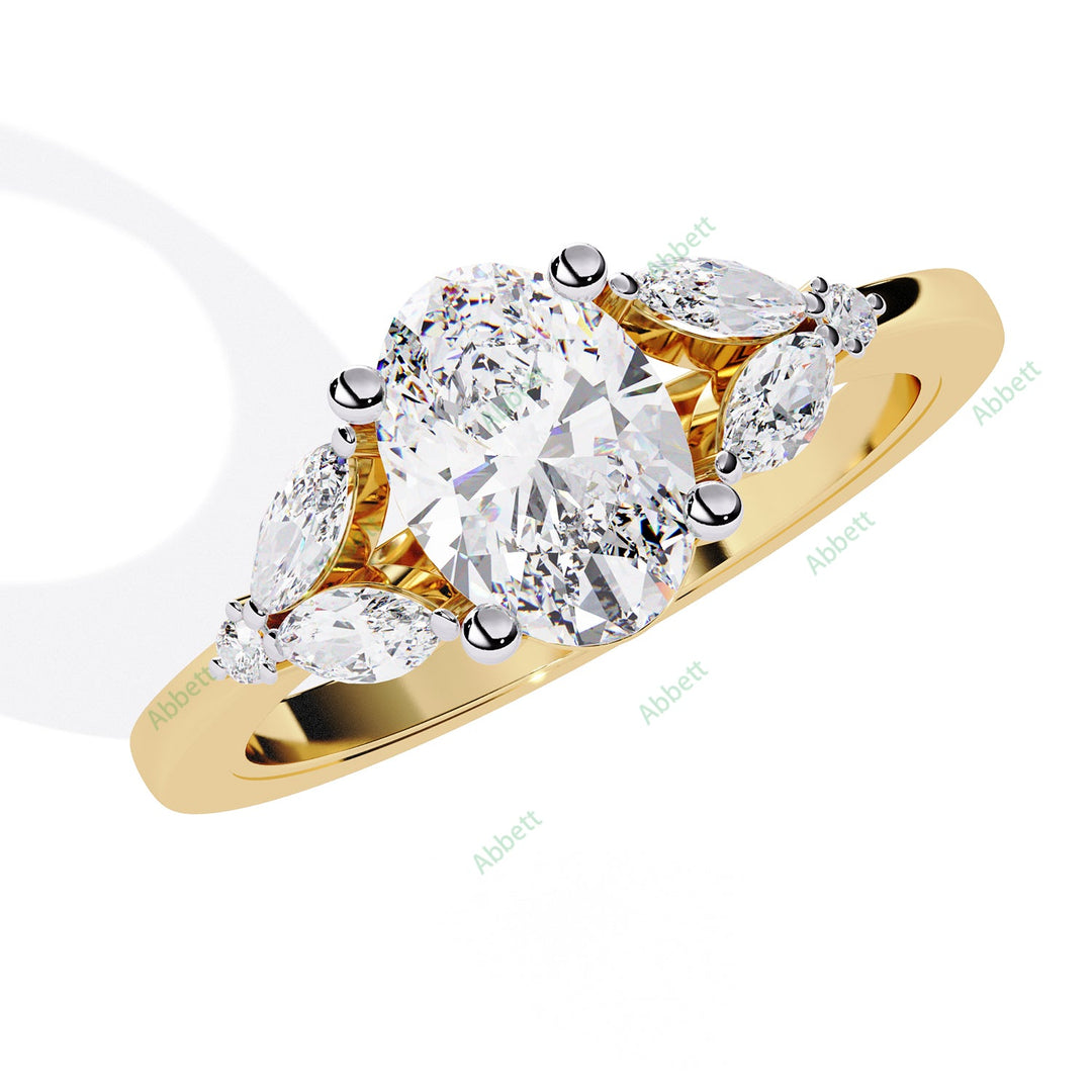 Accented Engagement Ring ENAC1182