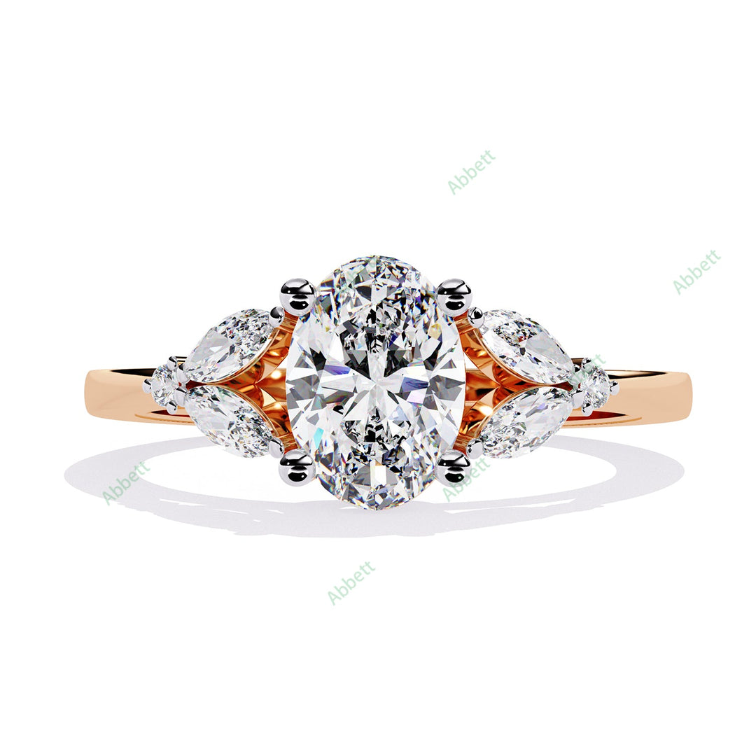 Accented Engagement Ring ENAC1182