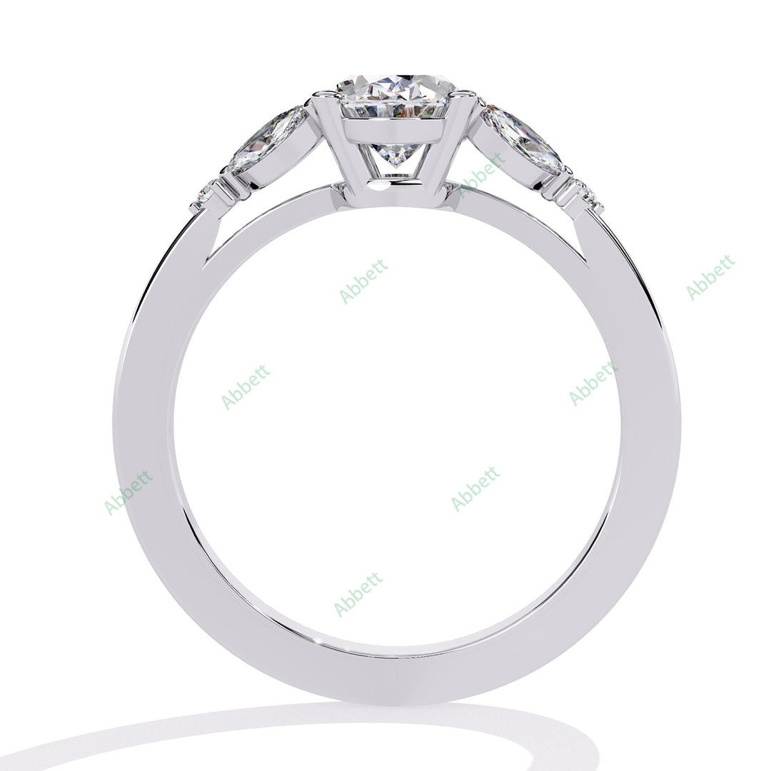 Accented Engagement Ring ENAC1182