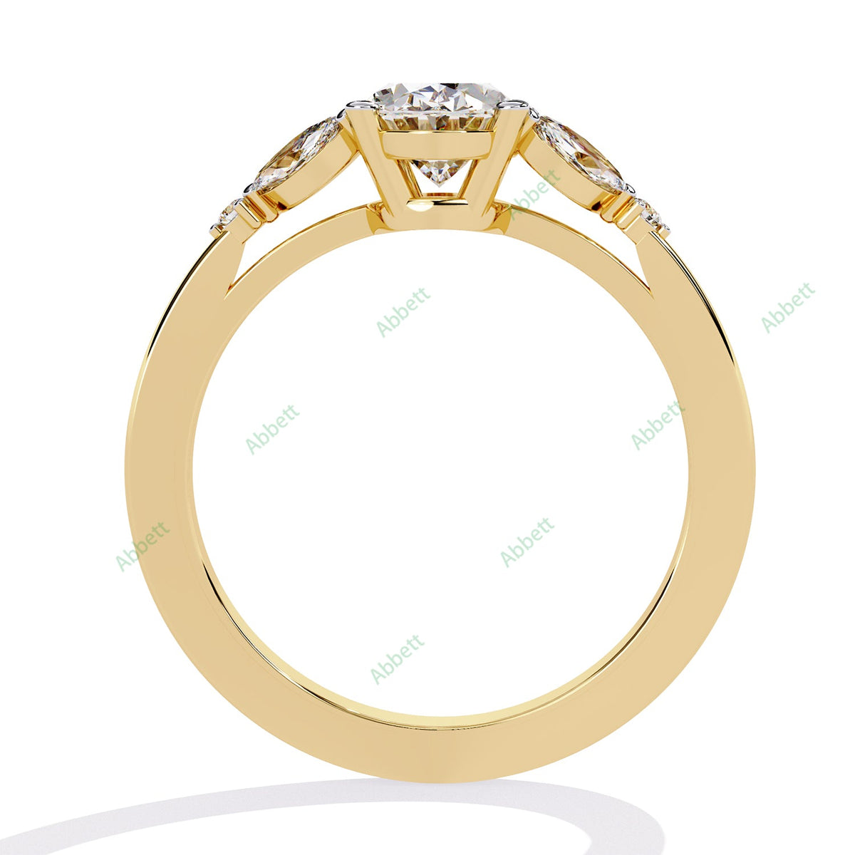 Accented Engagement Ring ENAC1182