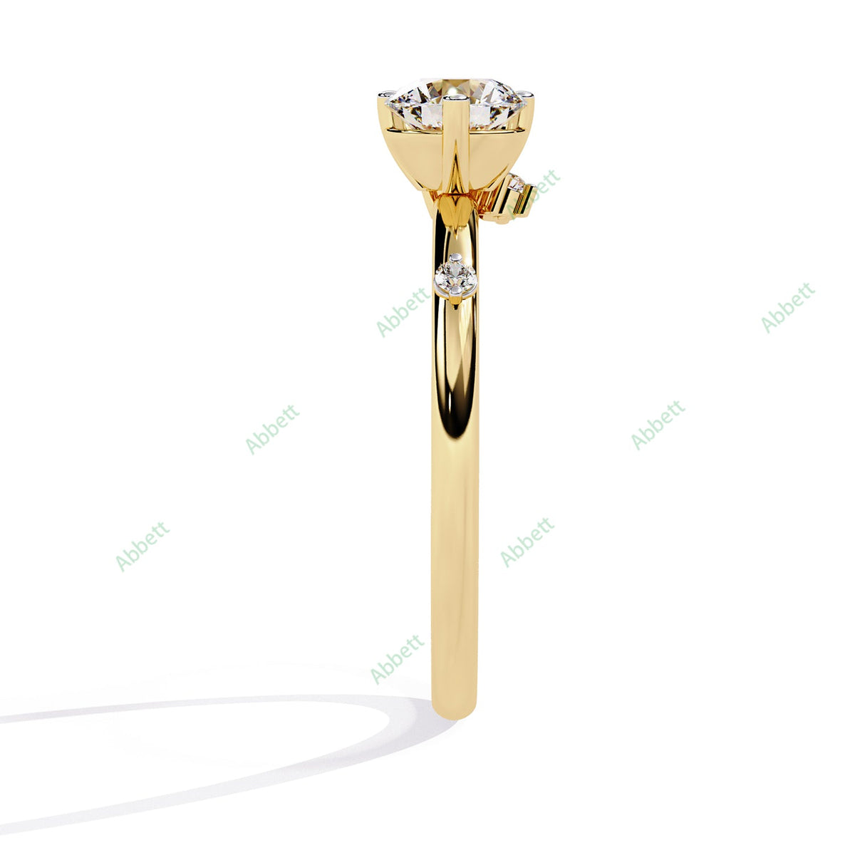 Accented Engagement Ring ENAC1183