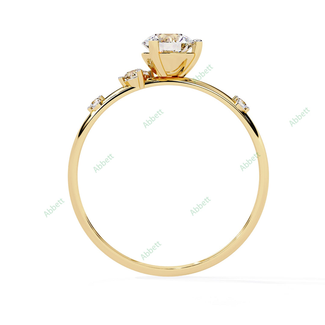 Accented Engagement Ring ENAC1183