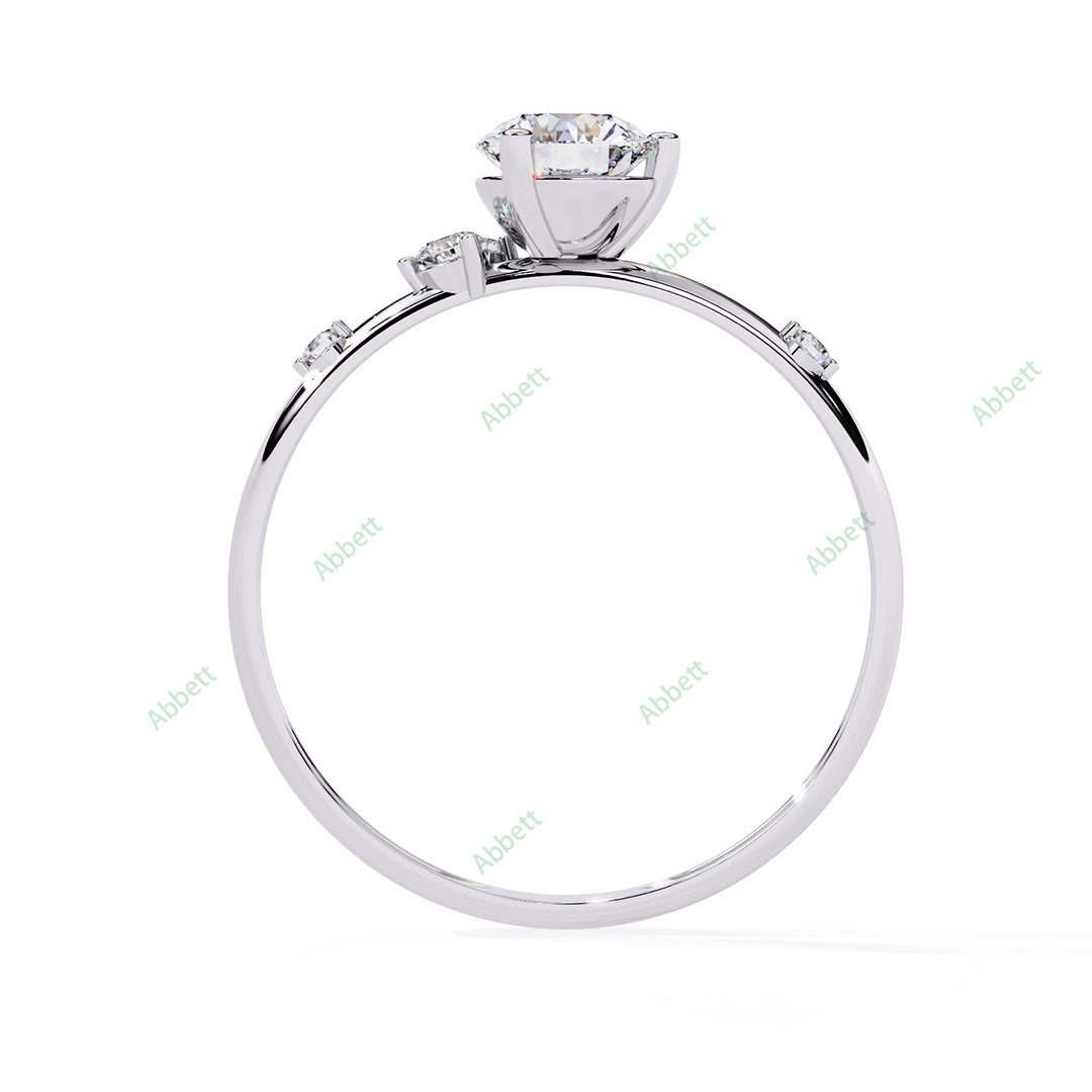 Accented Engagement Ring ENAC1183