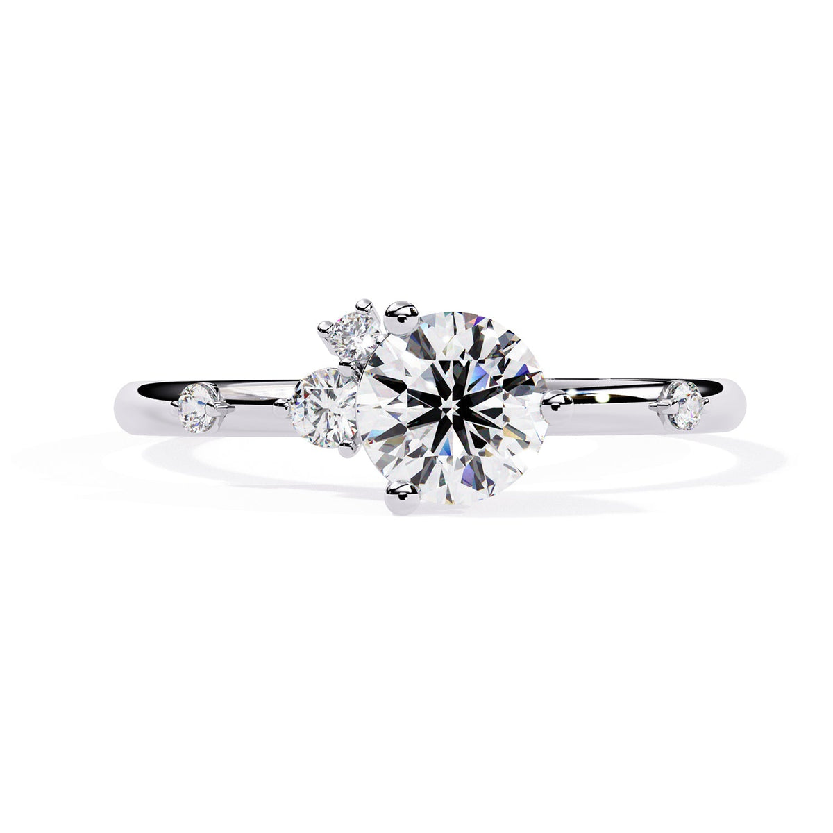 Accented Engagement Ring ENAC1183