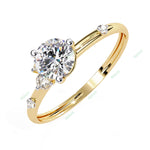 Load image into Gallery viewer, Accented Engagement Ring ENAC1183
