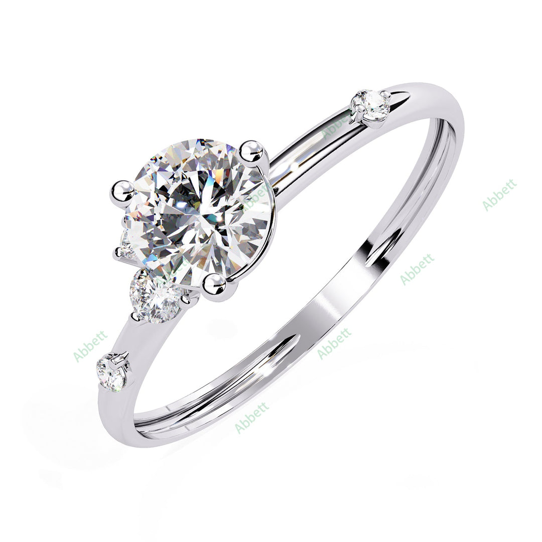 Accented Engagement Ring ENAC1183