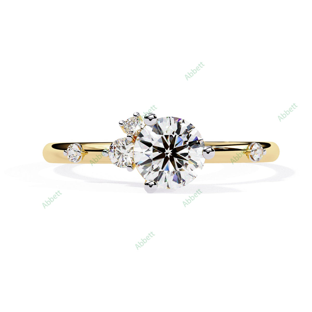 Accented Engagement Ring ENAC1183