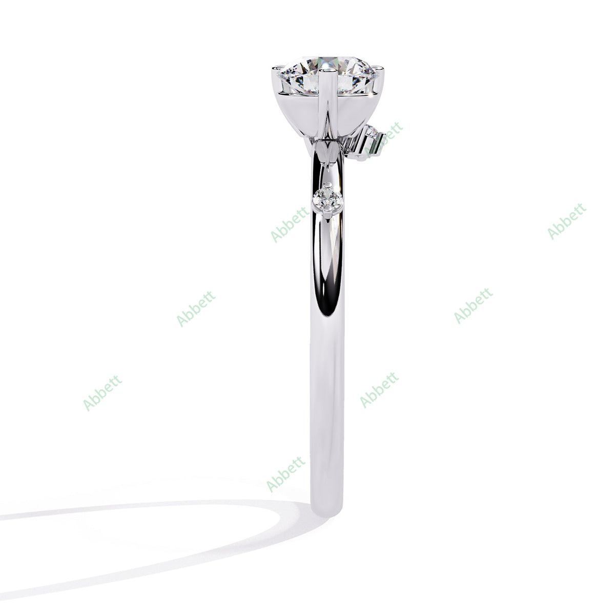 Accented Engagement Ring ENAC1183