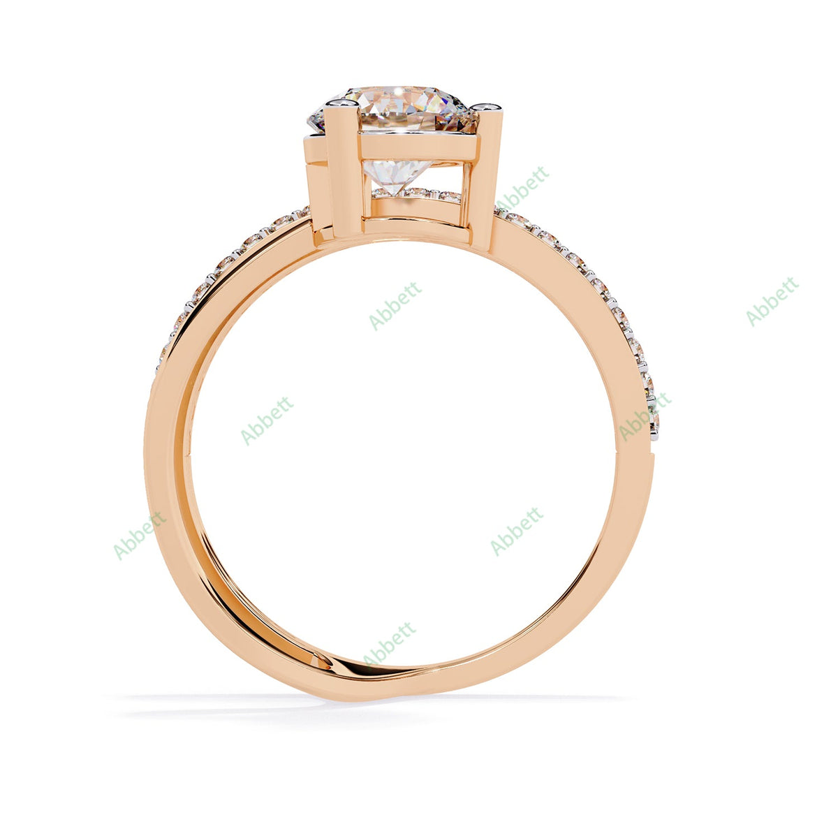 Accented Engagement Ring ENAC1185