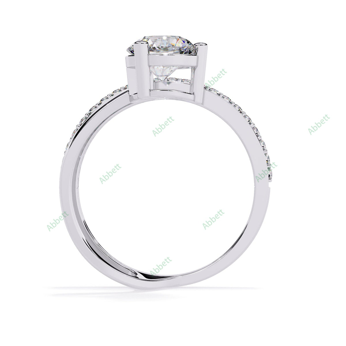 Accented Engagement Ring ENAC1185