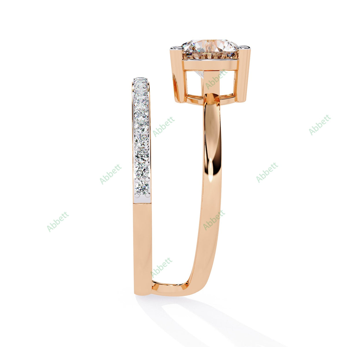 Accented Engagement Ring ENAC1185