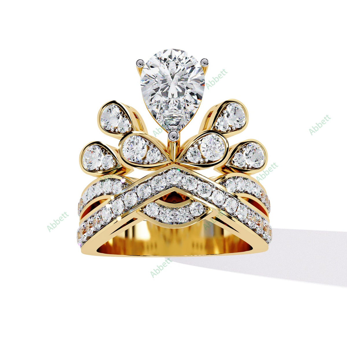 Accented Engagement Ring ENAC1187
