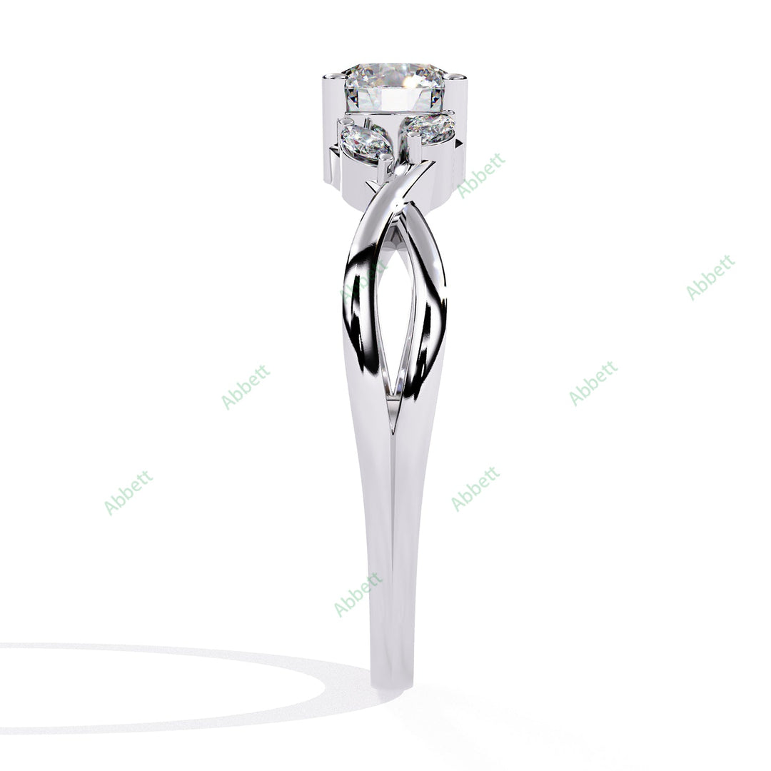 Accented Engagement Ring ENAC1192
