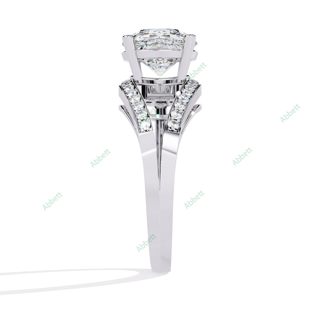 Accented Engagement Ring ENAC1193