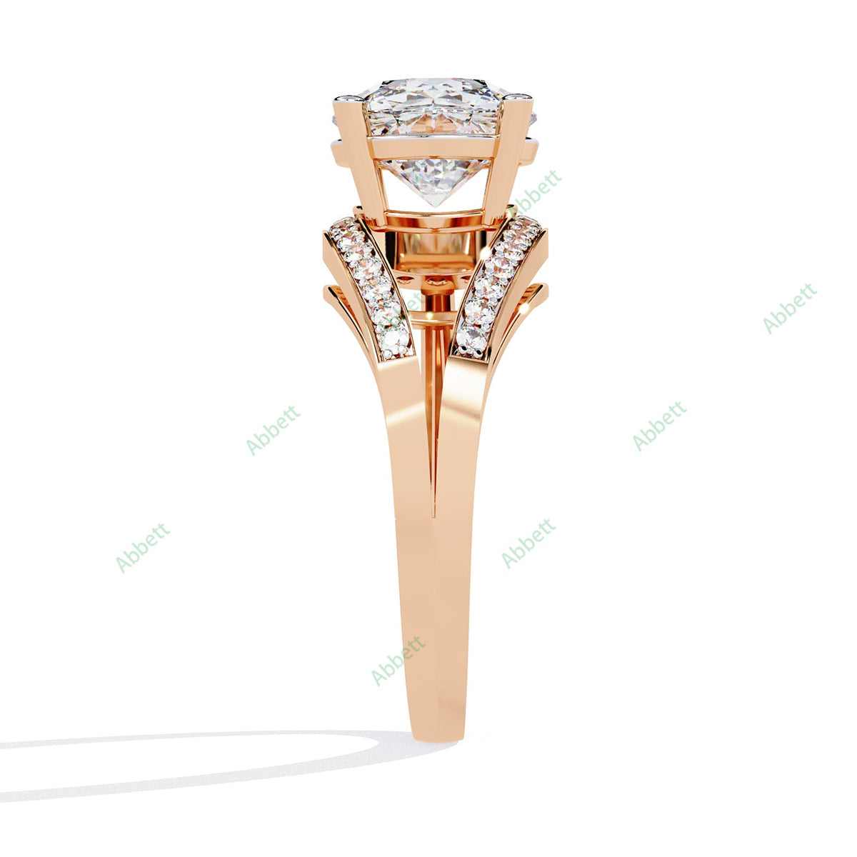 Accented Engagement Ring ENAC1193