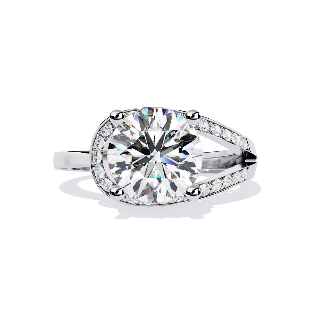 Accented Engagement Ring ENAC1193