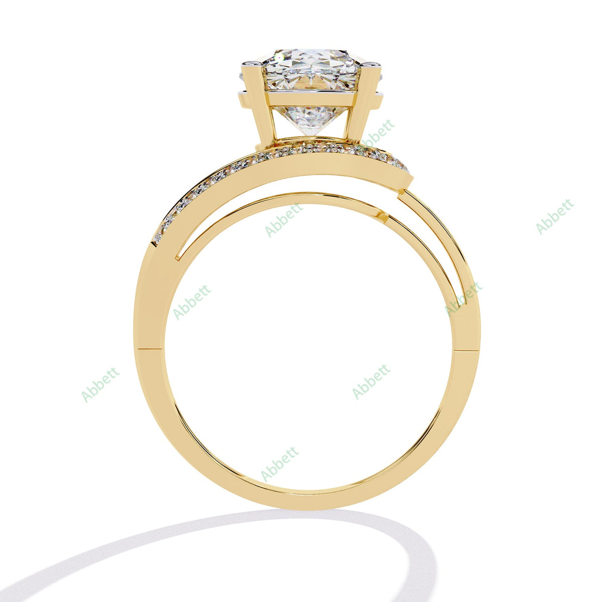 Accented Engagement Ring ENAC1193