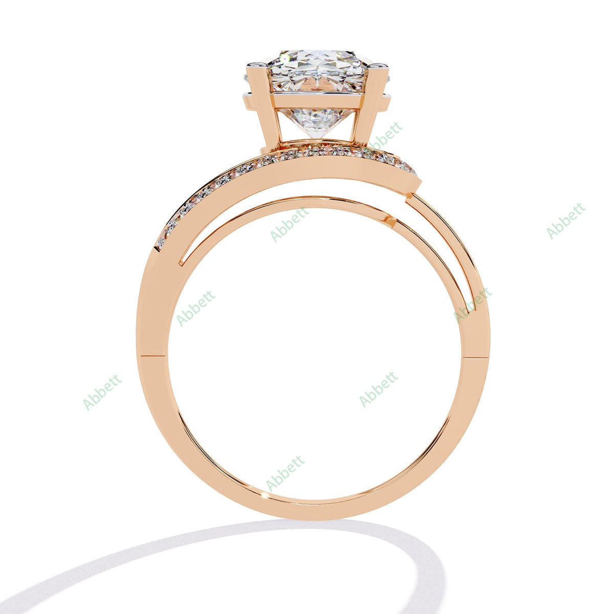 Accented Engagement Ring ENAC1193